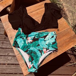Two piece bathing suit